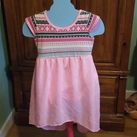 Light Pink High Low Dress - Picture 1 of 3